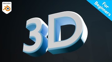 How to Make 3D Text - Blender Tutorial For Beginners