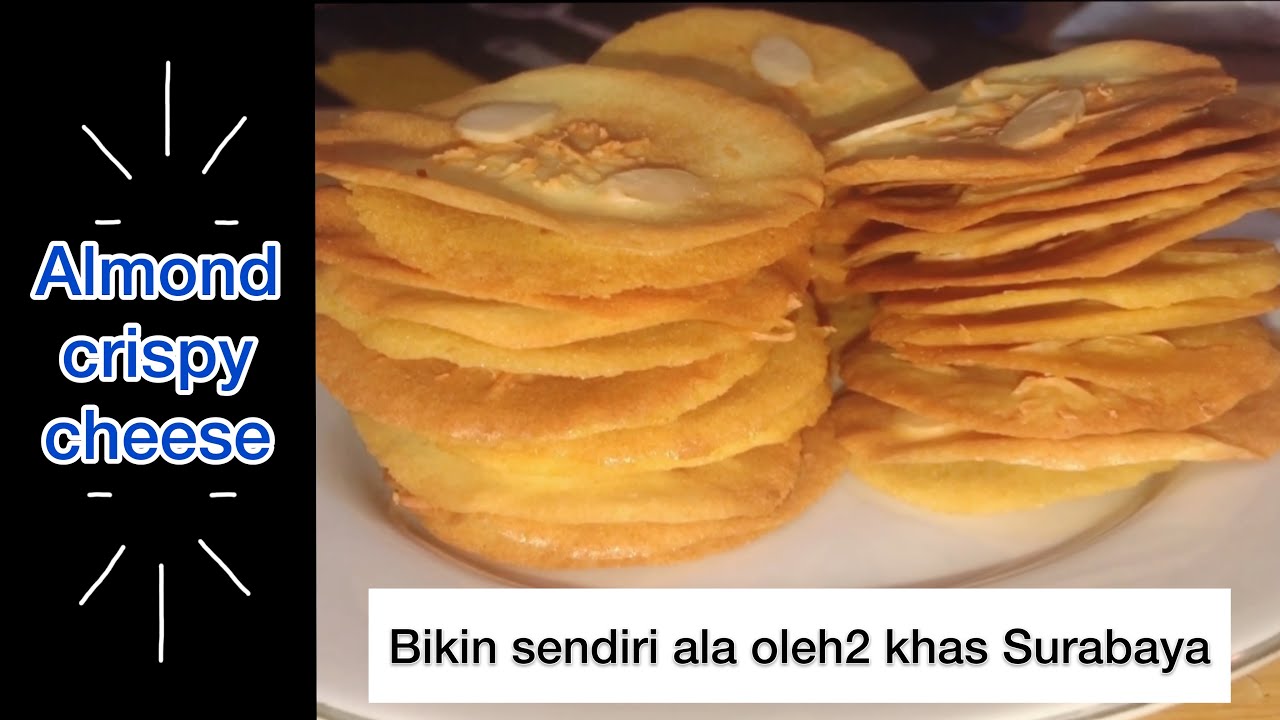 Resep ALMOND CRISPY CHEESE bikin sendiri ala oleh oleh Khas SURABAYA
