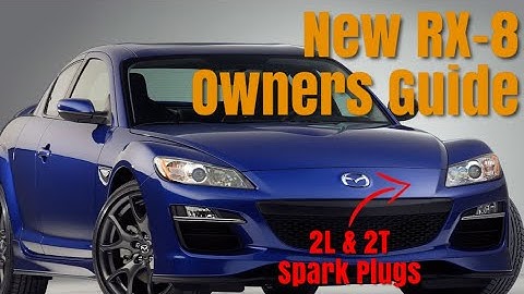 Mazda RX-8 1.3L Rotary Has 2 Different Spark Plugs 2 Leading 2 Trailing & Starting Isues