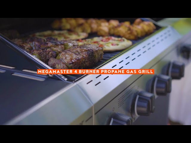 Megamaster  4-Burner Griddle Top Propane Gas Grill