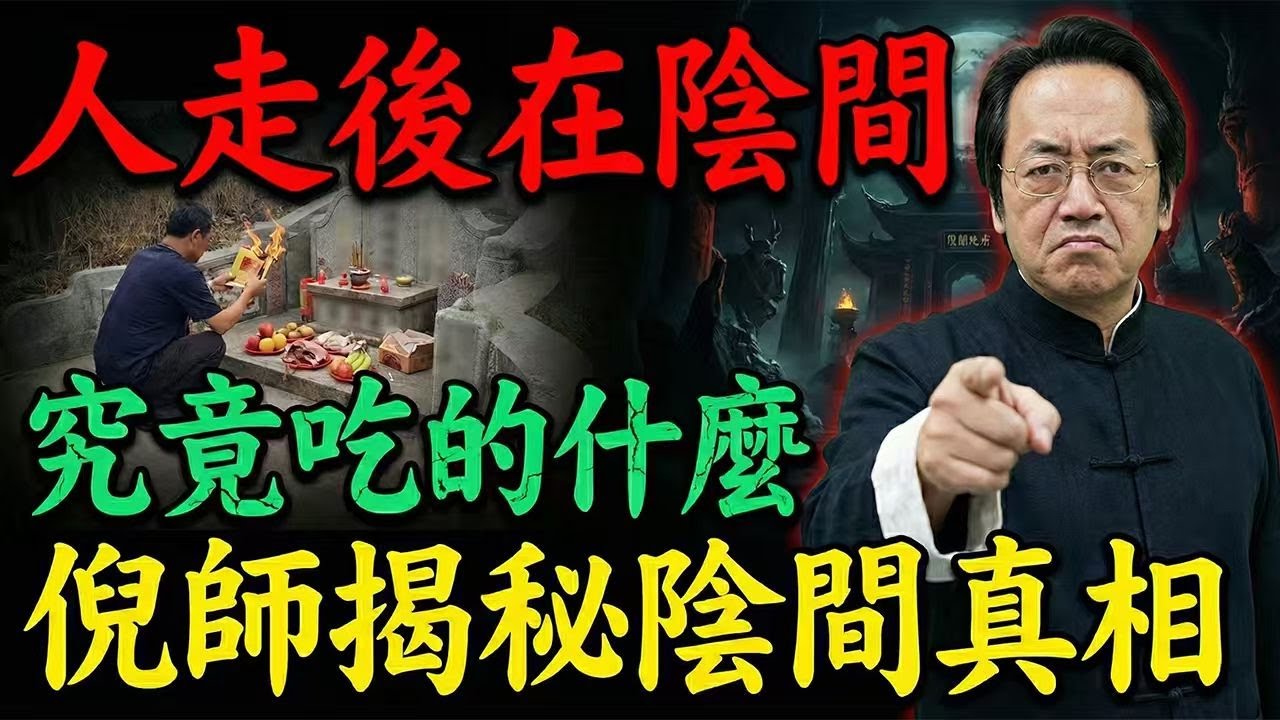 倪海廈：別再亂燒了！人死後在陰間根本不吃這些？揭開你不知道的陰間真相#倪海廈 #祭祀 #燒紙錢 #陰間真相 #貢品 #風水磁場 #能量轉換