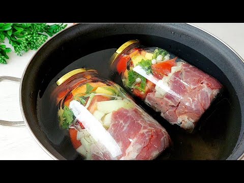 Овощи и Мясо кладу в холодную воду... ОНО НЕ портится 12 МЕСЯЦЕВ! #мясо