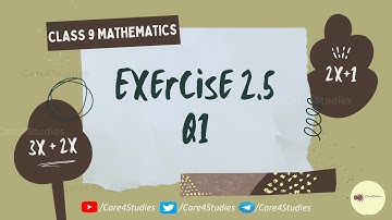 Exercise 2.5 Q1 | Unit-2 Polynomials | Class-9 | Mathematics #polynomials #maths #class9 #solutions