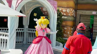 Hooray! Princess Peach meeting 60th Studio Tour Anniversary | Universal Studios Hollywood