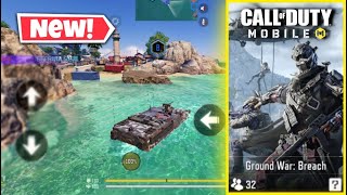 *NEW* Ground War Breach & New Map Memnos Island Gameplay in COD Mobile Season 10 2023