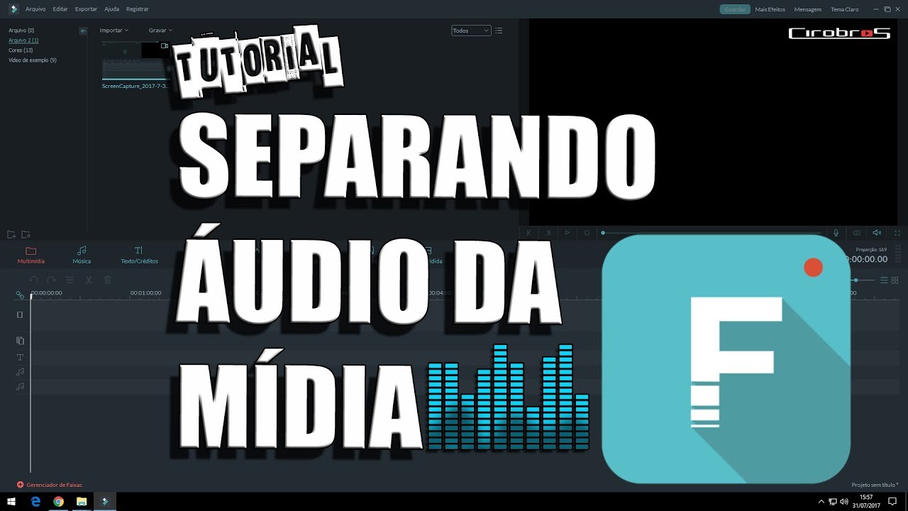 Como Separar Audio Do Video No Filmora