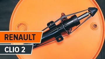 Handleiding: Hoe een schokdempers vooraan vervangen op een RENAULT  CLIO 2