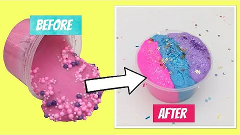 EXTREME Slime Makeovers!! Fixing My Old Slimes!
