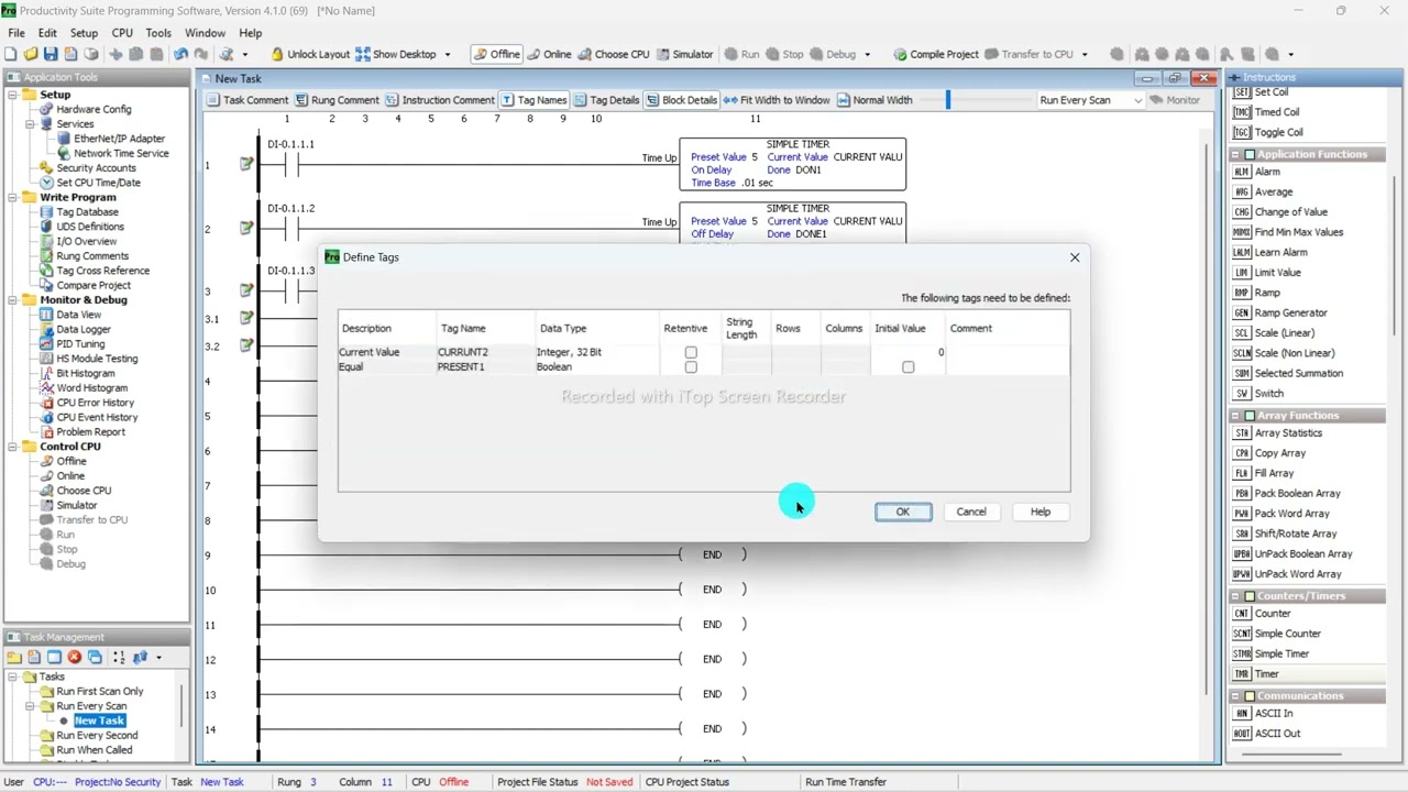 PRODUCTIVITY SUITE [ TIMER,COUNTER] PROGRAMMING