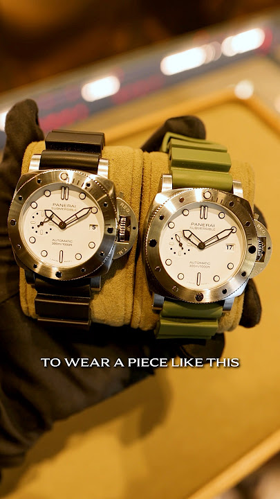 The Panerai Submersible is a VERSATILE Dive Watch! #panerai #watches #shorts