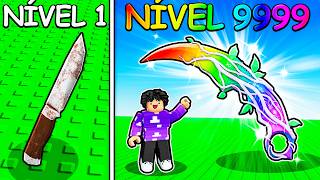 CONSEGUINDO ARMAS DE NÍVEL MÁXIMO NO ROBLOX