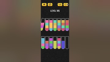 Water Sort Puzzle Level 185 Walkthrough Solution Android/iOS 💦