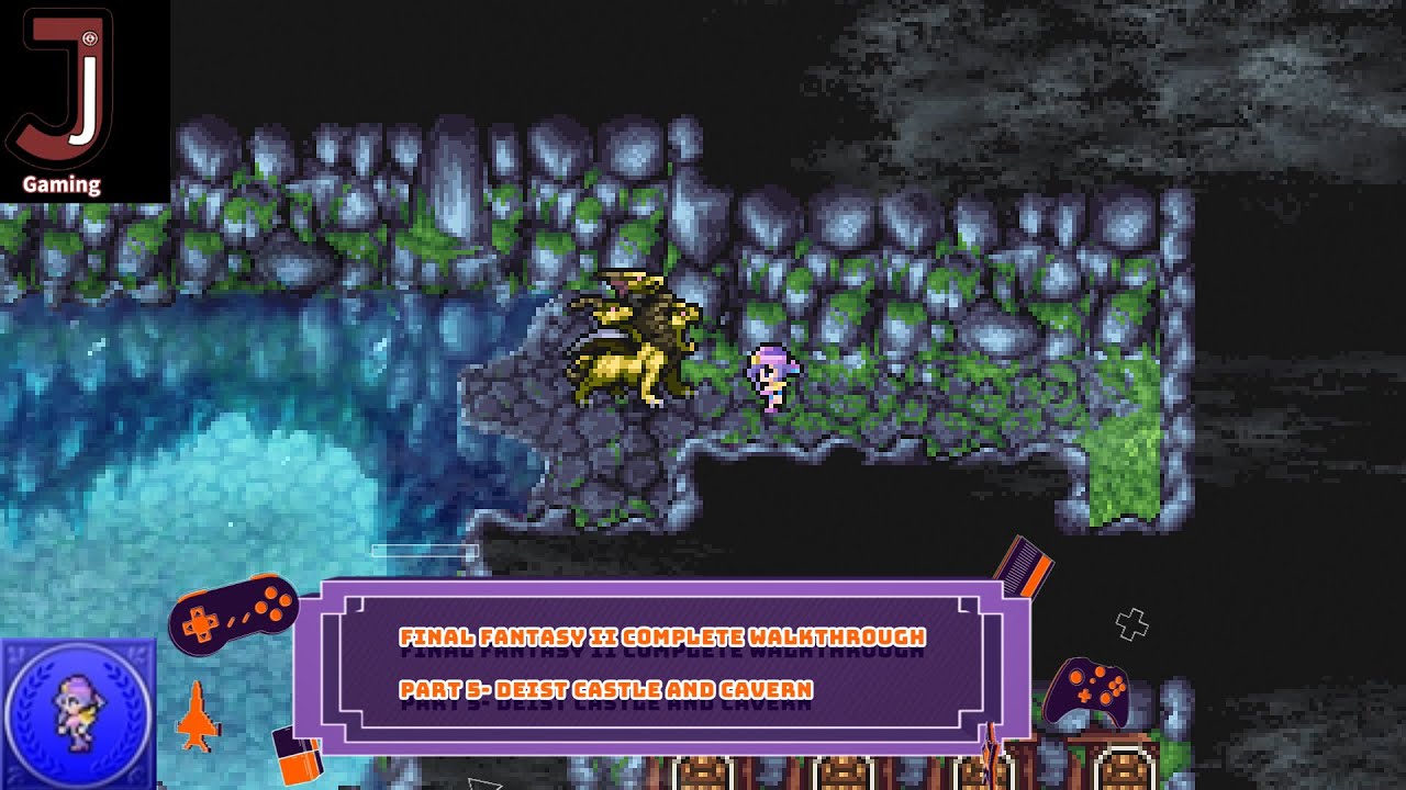 Final Fantasy 2 Pixel remaster 100% прохождение, часть 5 — замок Деист и пещера
