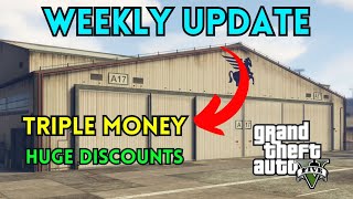 NEW! GTA5 weekly update | Triple money & Huge discounts!