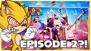 Fleetway Sonic Reacts to THE AMAZING DIGITAL CIRCUS - Ep 2: Candy Carrier Chaos!