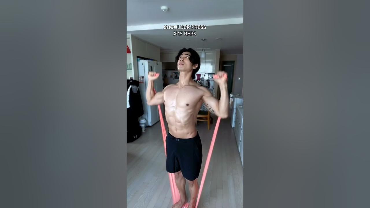 Resistance Band Workout For Wider Shoulder YouTube