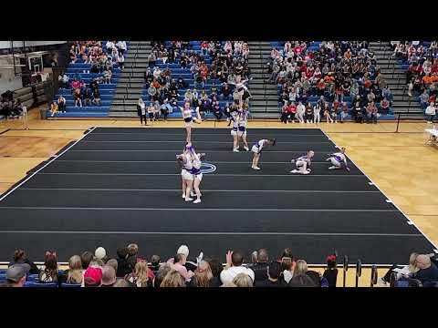 Civic Memorial High School Cheerleading IHSA Competition