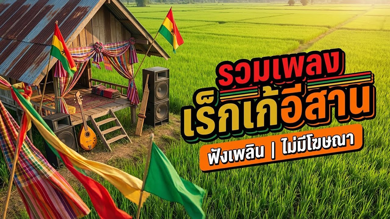 รวมเพลงเรกเก้-อีสาน 🎵อินดี้มาใหม่ ฟังยาว 1 ชั่วโมงเต็ม มาแรงที่สุดในตอนนี้ (Longplay)