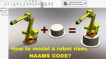 How to Design Robot Risers Using NAAMS Standards in #solidworks  | Fixture Design Tutorial