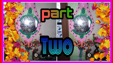 how to make new design macrame mirror part two