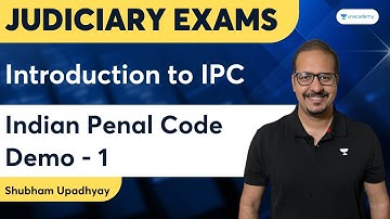 Indian Penal Code - Demo 1 | Introduction to IPC | Shubham Upadhyay | Judiciary World