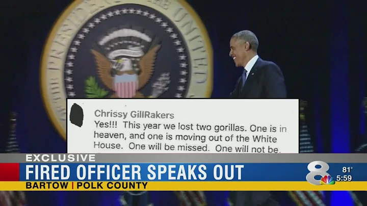 Bartow Police Officer fired after 'gorilla' commen...