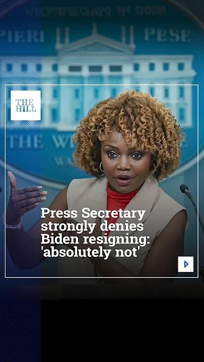 Press Secretary Strongly Denies Biden Resigning: ‘Absolutely Not’