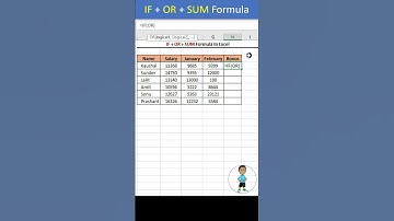 IF + OR + SUM Formula In Excel #excel #exceltips #shorts #exceltutorial #msexcel #microsoftexcel