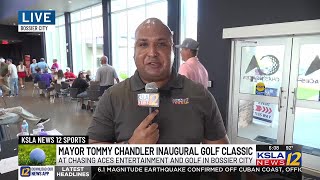 Chasing Aces golf tournament - Chris live shot