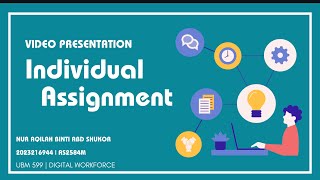 SELF REFLECTION INDIVIAL ASSIGNMENT VIDEO UBM599 | NUR AQILAH