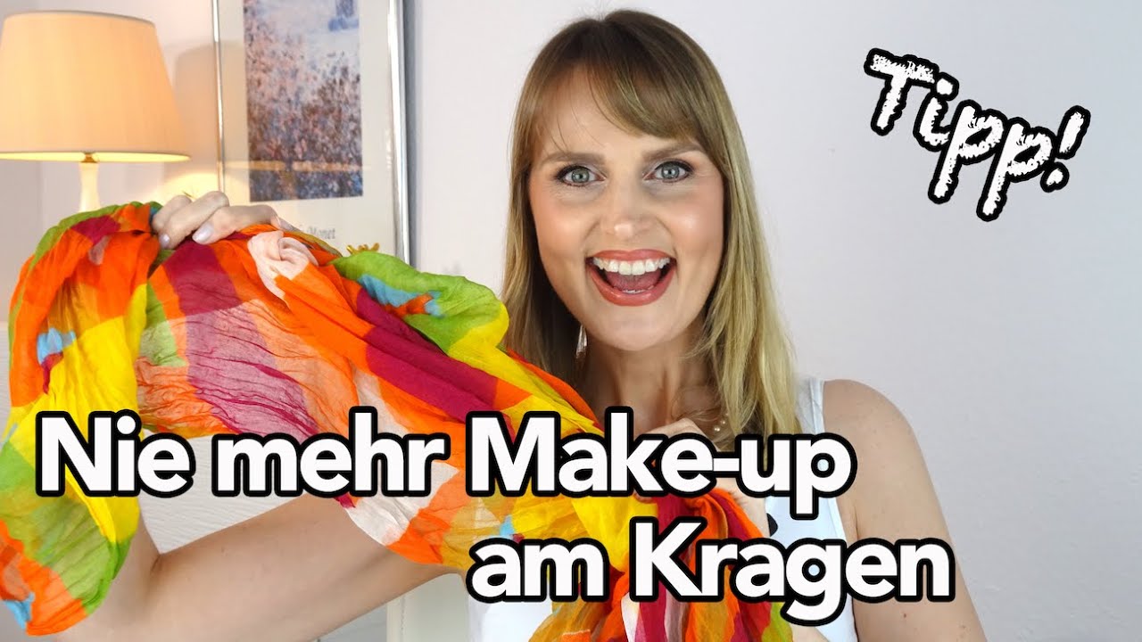 Make Up Dass Nicht Auf Kleidung Abfärbt Montags-Tipp: So schützt Du Deine Kleidung vor Make-up beim Anziehen