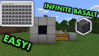 SIMPLE 1.20 AUTOMATIC BASALT FARM TUTORIAL in Minecraft Bedrock (MCPE/Xbox/PS4/Switch/Windows10)