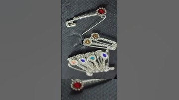 lets make safety pins more attractive,and colorfull,hijab pins,doppata pins etc #diy #fashion