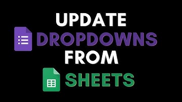 Google Formulieren-dropdown bijwerken vanuit Google Spreadsheets