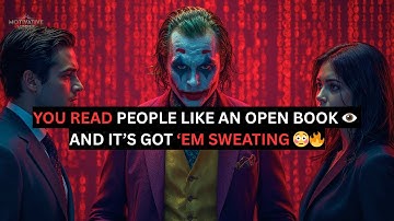 PEOPLE FEEL EXPOSED AROUND YOU 👁️ LIKE YOU SEE WHAT THEY’RE HIDING ⚡💭 | JOKER SPEECH