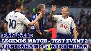 FAN CAM: Tottenham 4-5 Inter Milan: New Stadium Test Event, Chats with Legends Klinsmann and Ginola