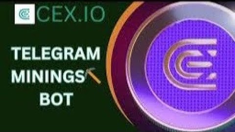 Cex.io Telegram Bot || How To Use New Cex.io? Cex.io New Update Use