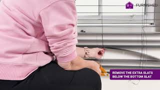 How to Shorten Faux Wood Venetian Blinds