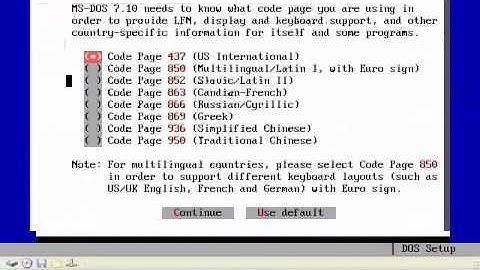 MS-DOS 7.1 + Windows 3.11 installation - sped up 4 times