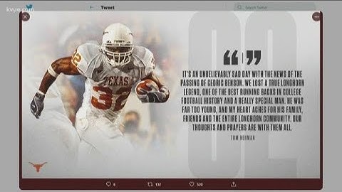 Community reacts to Cedric Benson