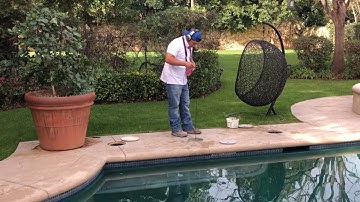 Finding a Leak in a Self Cleaning Pool using the Pro Complete Leak Detection Kit by LeakTronics