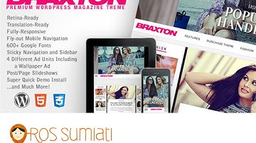 Braxton - Magazine WordPress Theme (Part 3) Articles/Single Post & Archive Page Elements