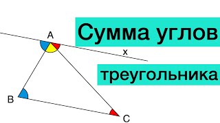 Сумма углов треугольника. Геометрия 7 класс