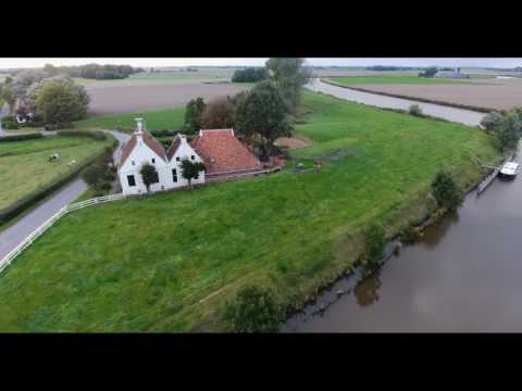 Dronefilmpje Aduarderzijl Winsum Groningen
