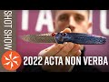 New Acta Non Verba Knives at SHOT Show 2022 - KnifeCenter.com