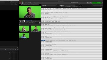 03  Transcribing sync clips for use in text based search in FCP X using Scribeomatic Workflow Exten