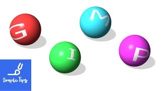 GIMP Tutorial - How To Make 3D Spheres With Text