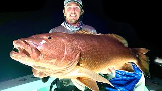 STRONGEST Snapper in the WORLD! CUBERA Catch Clean and Cook!