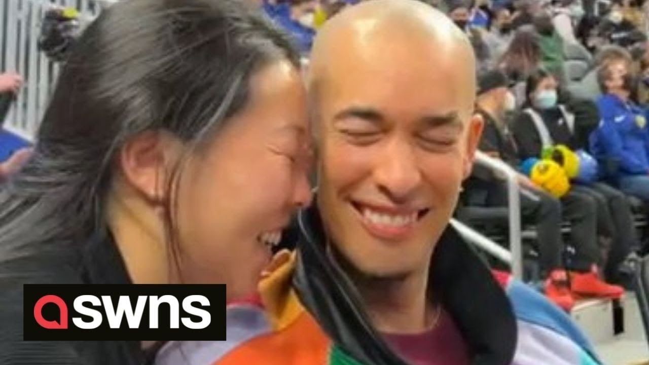 Man suffering from ALS crosses off item on bucket list attending NBA game in courtside seats | SWNS
