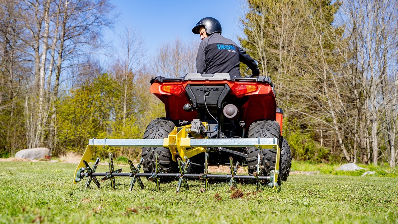 RECEIVER MOUNT PLUG AERATOR (ATV / UTV attachment) YouTube